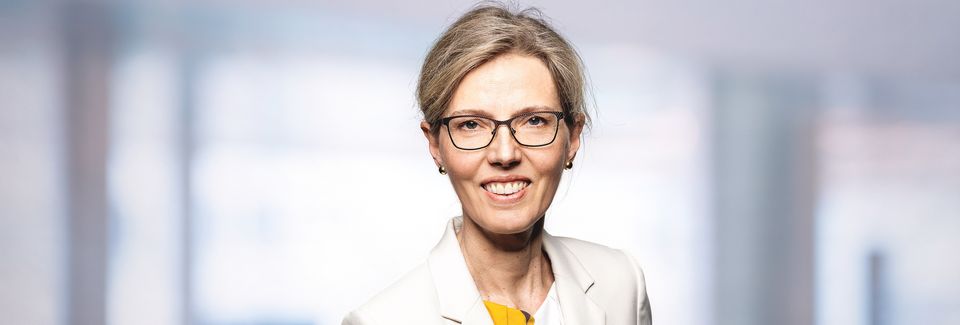Bewerbungsfoto einer Frau