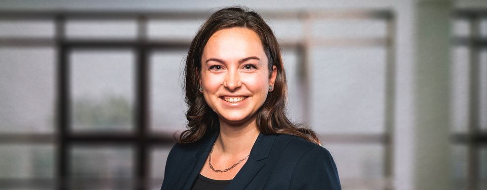 Bewerbungsfoto einer Frau