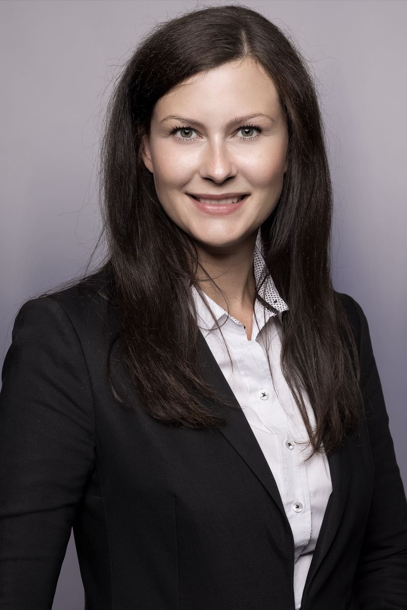 Bewerbungsfoto einer Frau